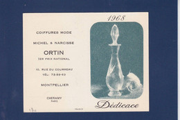 Carte Parfumée > Ancienne Les Parfums Dédicace De Cheramy Calendrier 1968 - Modern (from 1961)