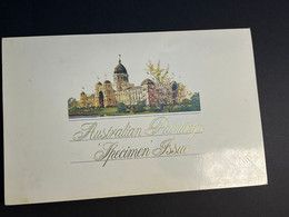 (1 P 9) Australia Painting Specimen Issue (in Folder $10 $5 $2) - Presentation Packs