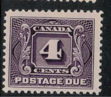 CANADA 1906 4c Violet Postage Due SG D5 HM #BDP1 - Segnatasse