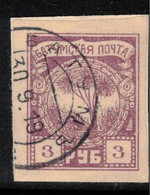BATUM 1919 3r Violet SG 5 U #BEZ2 - Batum (1919-1920)