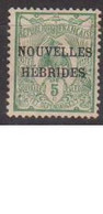 NOUVELLES HEBRIDES    N°  YVERT  1  NEUF AVEC CHARNIERES  ( CH 3/12 ) - Unused Stamps