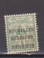 NOUVELLES HEBRIDES    N°  YVERT  15  NEUF AVEC CHARNIERES  ( CH 3/12 ) - Unused Stamps