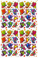 Schmetterling Insekten Tiere Aufkleber / Butterfly Sticker A4 1 Bogen 27 X 18 Cm ST005 - Scrapbooking