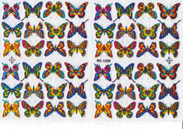 Schmetterling Insekten Tiere Aufkleber / Butterfly Sticker A4 1 Bogen 27 X 18 Cm ST380 - Scrapbooking