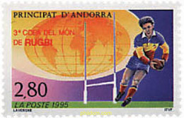 69954 MNH ANDORRA. Admón Francesa 1995 3 COPA DEL MUNDO DE RUGBY. SUDAFRICA - Sammlungen