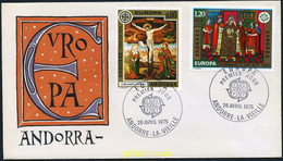 23728 MNH ANDORRA. Admón Francesa 1975 EUROPA CEPT. PINTURAS - Colecciones