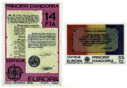 62476 MNH ANDORRA. Admón Española 1982 EUROPA CEPT. HISTORIA - Gebruikt