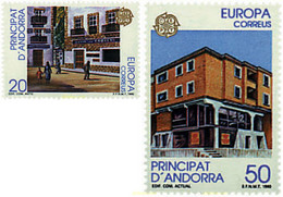 62759 MNH ANDORRA. Admón Española 1990 EUROPA CEPT. OFICINAS POSTALES - Oblitérés