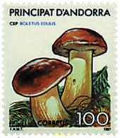 36245 MNH ANDORRA. Admón Española 1987 SETAS - Oblitérés