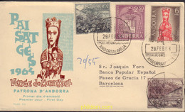 582085 MNH ANDORRA. Admón Española 1963 PAISAJE - Oblitérés