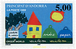 97207 MNH ANDORRA. Admón Francesa 1999 RECICLAJE - Collections