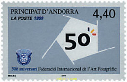 49846 MNH ANDORRA. Admón Francesa 1999 50 ANIVERSARIO DE LA FEDERACION INTERNACIONAL DE ARTE FOTOGRAFICO - Sammlungen