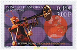 78140 MNH ANDORRA. Admón Francesa 2001 FESTIVAL DE JAZZ DE ESCALDES-ENGORDANY - Colecciones