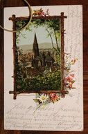 AK 1902 Cpa Gruss Aus Gruß Freiburg Deutsches Reich Litho Geprägte Karte Carte Gaufrée Colmar Elsass - Freiburg I. Br.