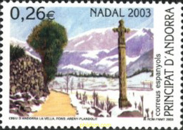 163828 MNH ANDORRA. Admón Española 2003 NAVIDAD - Oblitérés