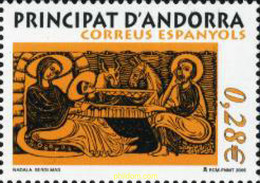 186715 MNH ANDORRA. Admón Española 2005 NAVIDAD 2005 - Oblitérés