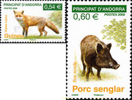 212960 MNH ANDORRA. Admón Francesa 2008 FAUNA - Collezioni