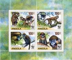 316718 MNH ANGOLA 2011 FAUNA - MACACOS - Chimpanzees