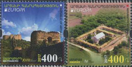 570968 MNH ALTO KARABAJ 2017 EUROPA CEPT 2017 - CASTILLOS - Châteaux