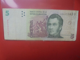 ARGENTINE 5 PESOS ND Circuler (B.29) - Argentine