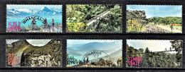 New Zealand 2018 Cycle Trails Set Of 6 Used - Used Stamps