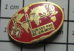 513i Pin's Pins / Beau Et Rare / PERSONNES CELEBRES / TRUC DE CATHO ! SUR LES PAS DE JM MOYE - Personnes Célèbres