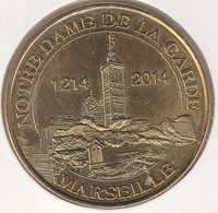 MONNAIE DE PARIS 2014 - 13 MARSEILLE Basilique Notre-Dame De La Garde- 1214-2014 - 2014