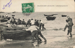 Grandcamp Les Bains * L'embarquement * Bateau Pêche Canot Sauvetage ? - Other & Unclassified