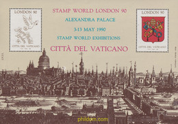 690289 MNH VATICANO 1990 EXPOSICION MUNDIAL DE FILATELIA - LONDON 1990 - Used Stamps