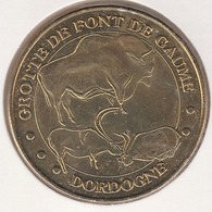 MONNAIE DE PARIS 2014 - 24 LES EYZIES-DE-TAYAC Grotte De Font-de-Gaume - Les Rennes Et Le Bison - 2014