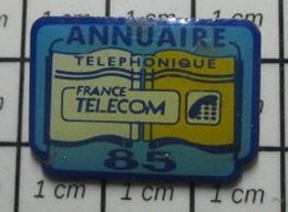 813c Pin's Pins / Beau Et Rare / FRANCE TELECOM / ANNUAIRE TELEPHONIQUE VENDEE 85 - France Telecom