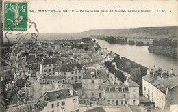 Mantes La Jolie * Le Panorama Prise De Notre Dame , Côté Ouest - Mantes La Jolie