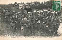 Mailly Le Camp * Camp De Mailly * Infanterie En Manoeuvres * La Halte Horaire , La Cantine * Militaria - Mailly-le-Camp