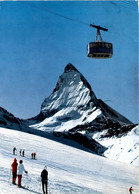 Zermatt, Luftseilbahn Furgg-trockener Steg Mit Matterhorn (2009) * 21. 1. 1980 - Steg