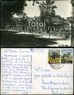 REAL PHOTO POSTCARD JARDINS BENGUELA ANGOLA  AFRICA CARTE POSTALE STAMPED TIMBRE - Angola