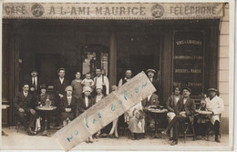 75011 - Café " A L' Ami Maurice " Situé 111 Rue Oberkampf - à Confirmer  ( Carte Photo  ) - Bar, Alberghi, Ristoranti