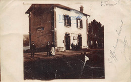 46-DURAVEL- CARTE-PHOTO- LA GARE - Altri & Non Classificati