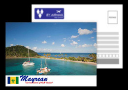 St.Vincent / Mayreau / Postcard / View Card / Flag - St. Vincent Und Die Grenadinen