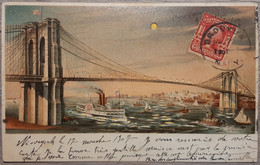 BROOKLYN BRIDGE 1907 - N.Y. - MARSEILLE - FRANCE - Brooklyn
