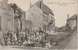 CARVIN - Rue De La Gare - Street Station - Autres & Non Classés