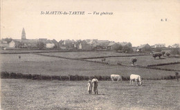 FRANCE - 71 - Saint MARTIN Du TARTRE - Vue Générale - Vache - ET - Carte Postale Ancienne - Otros & Sin Clasificación