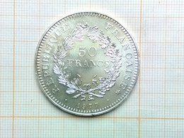 50 Francs Hercule Argent 1977 - 50 Francs