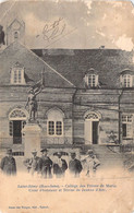 FRANCE - 70 - SAINT REMY - Collège Des Frères De Marie - Cour D'honneur Et Statue Jeanne D'Arc - Carte Postale Ancienne - Sonstige & Ohne Zuordnung