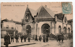 MONTENDRE LE MARCHE COUVERT 1905 - Montendre