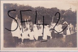 CARTE PHOTO  COMMUNIANTES   PROCESSION - Communion