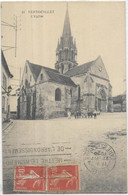 D 78. VERNOUILLET.   L EGLISE.  CARTE ECRITE AN 1920 - Vernouillet