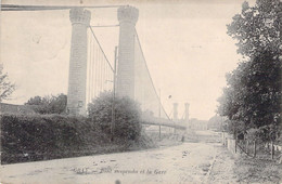 FRANCE - 70 - GRAY - Pont Suspendu De La Gare  - Carte Postale Ancienne - Gray