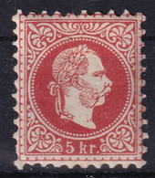 AUSTRIA 1867 - MLH - ANK 37 I Yb - Nuovi