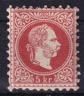 AUSTRIA 1867 - MLH - ANK 37 I Yb - Ungebraucht