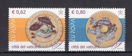 Vatican 2005 - Europa Gastronomy - Joint Issue European Countries - Stamps 2v - Complete Set - MNH** - Superb*** - Storia Postale